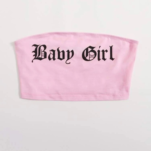 BABY GIRL Crop Tube Top *NEW* - Picture 4 of 8